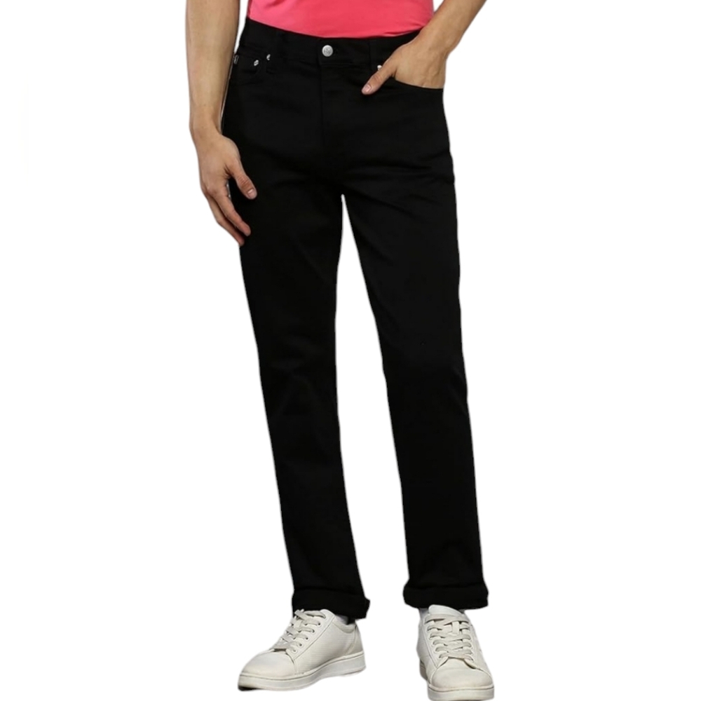 CALVIN KLEIN JEANS MENS DENIM BLACK SLIM JEANS W32 X L30 - Picture 1 of 16